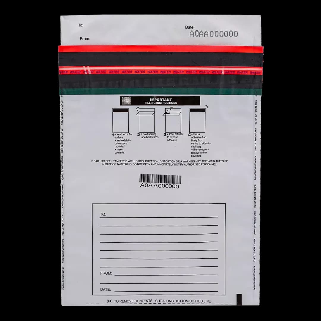 TRGenA5 A5 Generic Tamper Evident Security Bag thumbnail