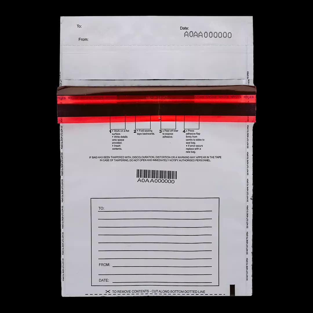 TRGenA5 A5 Generic Tamper Evident Security Bag thumbnail