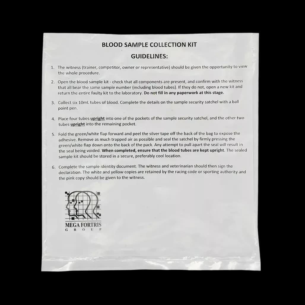 TRSTEBBLOOD Tamper Evident Security Blood Sample Collection Kit thumbnail