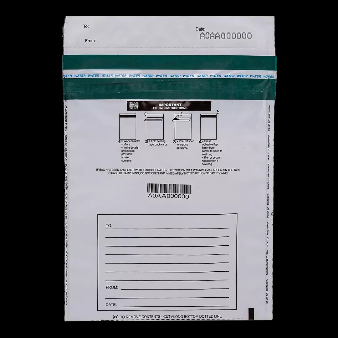 TRGenA5 A5 Generic Tamper Evident Security Bag